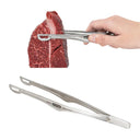 Stainless Steel Camping BBQ Tongs Ultralight Cooking Tool