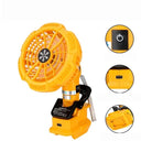 Portable Clip Fan for 18V Lithium Batteries USB Powered