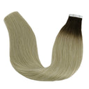 K.S WIGS Remy Tape In Human Hair Extensions 16-24 Inch