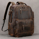 Hot Multifunction Fashion Men Backpack Large Leather Daypack