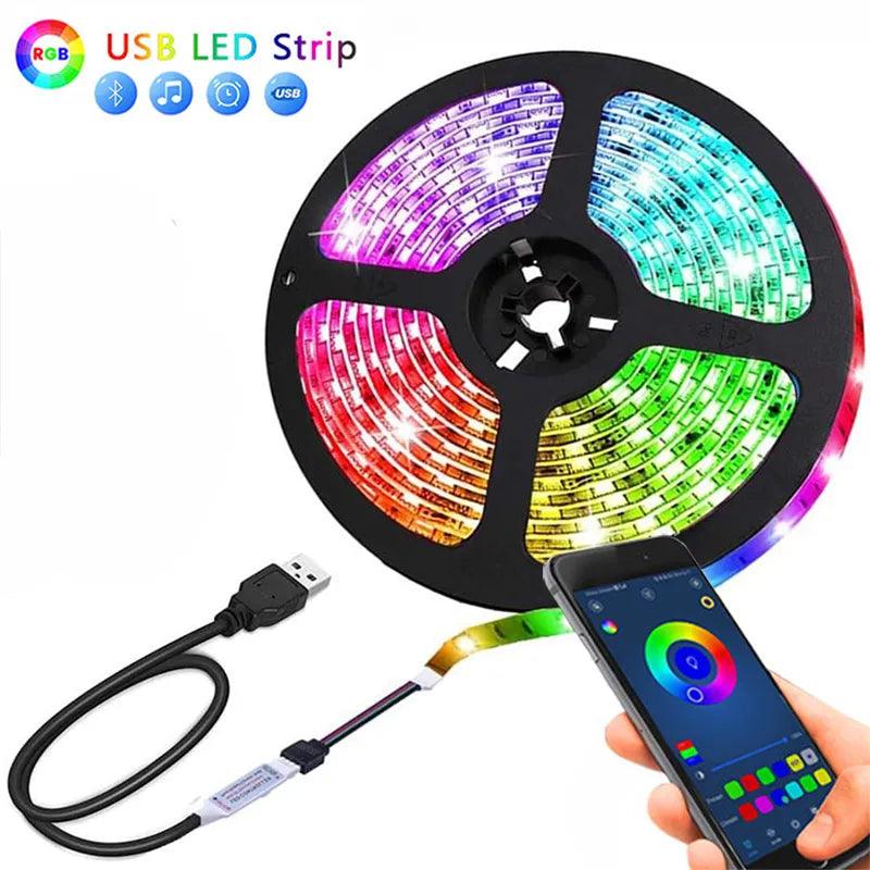 LED Strip Light Bluetooth Music Sync: Dynamic Ambiance & Versatile Decor  ourlum.com   