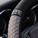 Car Steering Wheel Cover Without Inner Ring 37-38cm Breathable