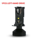 Y6D H4 LED Projector Headlight: Efficient Hi Lo Beam Lighting Solution  ourlum.com 1pcs Left hand  