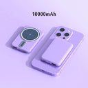 Xiaomi Magnetic Wireless Power Bank: Efficient Fast Charging Solution  ourlum.com Purple 10000mAh  