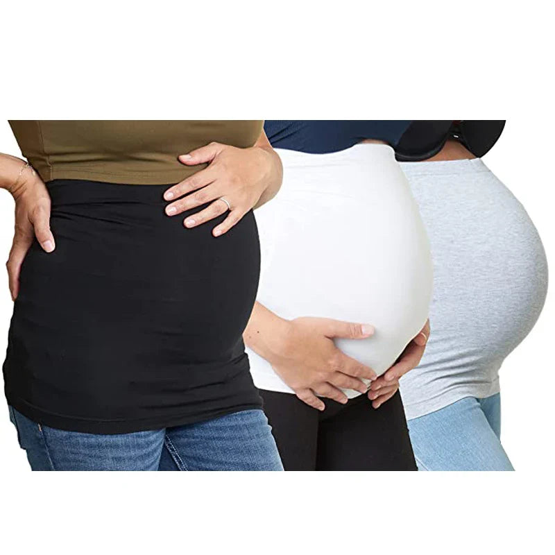 Maternity Belly Bands: Comfortable Shirt Extender for Pregnancy & Postpartum Support