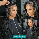 Luxurious 30-Inch Body Wave Brazilian Lace Front Wig for Women