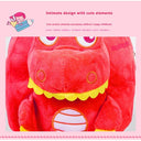 Toddler Boys Girls Kawaii Backpack Plush Dinosaur Schoolbag