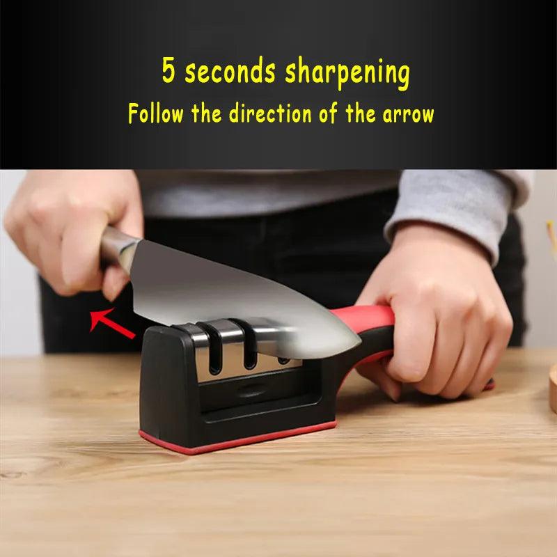 Knife Sharpener: Upgrade Your Kitchen Knives with Ease!  ourlum.com   