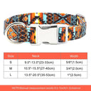 Large Dog Collar: Personalized Cute Print Nylon Pet Collar for Small, Medium, Large Dogs  ourlum.com 337 black S 