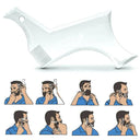 1pc Men Beard Shaping Styling Template Comb Mustache Tool