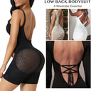 Seamless Butt Lifter Bodysuit - Low Back Compression Shapewear for Women