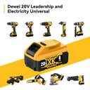 High Capacity 8.0Ah DCB200 Lithium Battery for DeWalt Tools