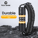 West Biking Portable Anti-Theft Combination Lock for Bikes