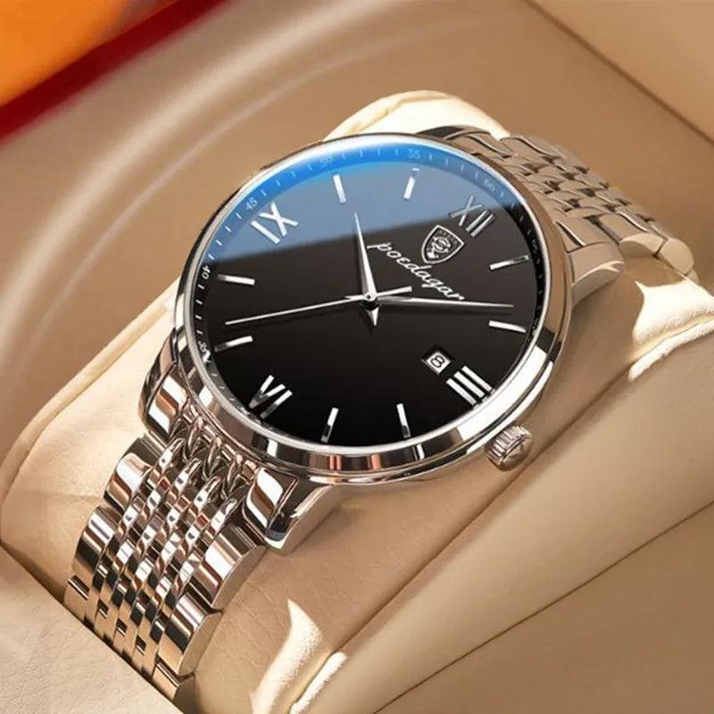 Luxurious 2024 Men's Quartz Watch with Waterproof Design for Active Lifestyle  ourlum.com   