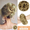 Messy Curly Chignon Bun Wig Stylish Hairpiece for Women