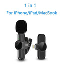 Pro Wireless Lavalier Mic: Premium Audio Recording Experience  ourlum.com 1in1-iOS  