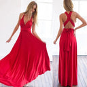 Elegant Red Gown: Versatile Bridesmaid Dress for Glamour