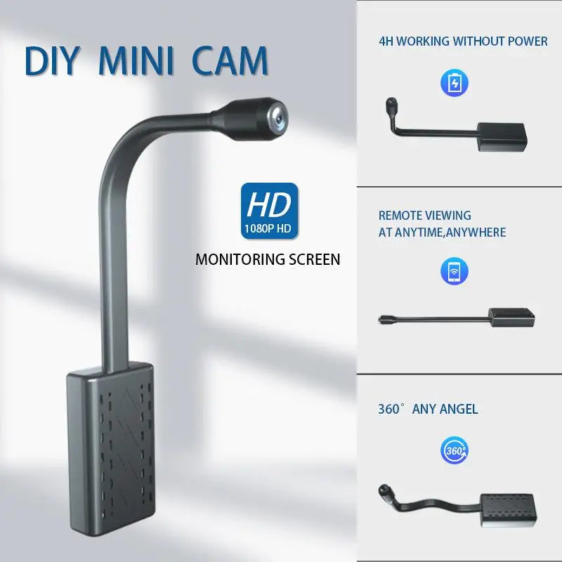 WiFi Mini Camera HD Wireless Indoor Camera 1080P Security Surveillance IP Camera Video Recorder Baby Monitor Battery Cam
