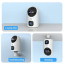 4K PTZ IP Camera: Enhanced Dual Lens Auto Tracking CCTV Kit  ourlum.com   