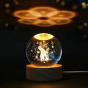 Galaxy Crystal Ball Lamp, 3D Planet Moon Lamp,  Valentine's Day Gift Crystal Ball  Astronomy  Planets  ourlum.com   