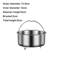 Stainless Steel Instant Pot Steamer Basket with Silicone Handle