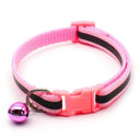 Colorful Reflective Pattern Pet Collar with Bell for Small Pets  ourlum.com Yellow  