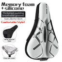 Comfortable Bicycle Gel Seat Cushion with Memory Foam Cover