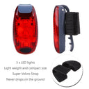 Compact Multi-Function LED Bicycle Taillights for Safety