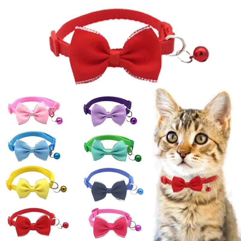 Pet Bow Bell Collar: Upgrade Your Pet's Style with Charming Accessories  ourlum.com   