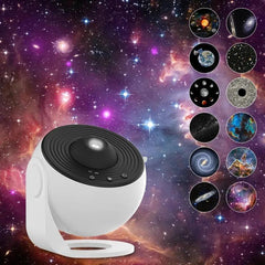 Magical Star Projector Night Light - 360° Rotating Galaxy Lamp for Kids