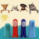 Soft Pet Finger Dog Toothbrush for Oral Hygiene Care