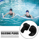 1 Pair Waterproof Soft Earplugs Silicone Portable Ear Plugs