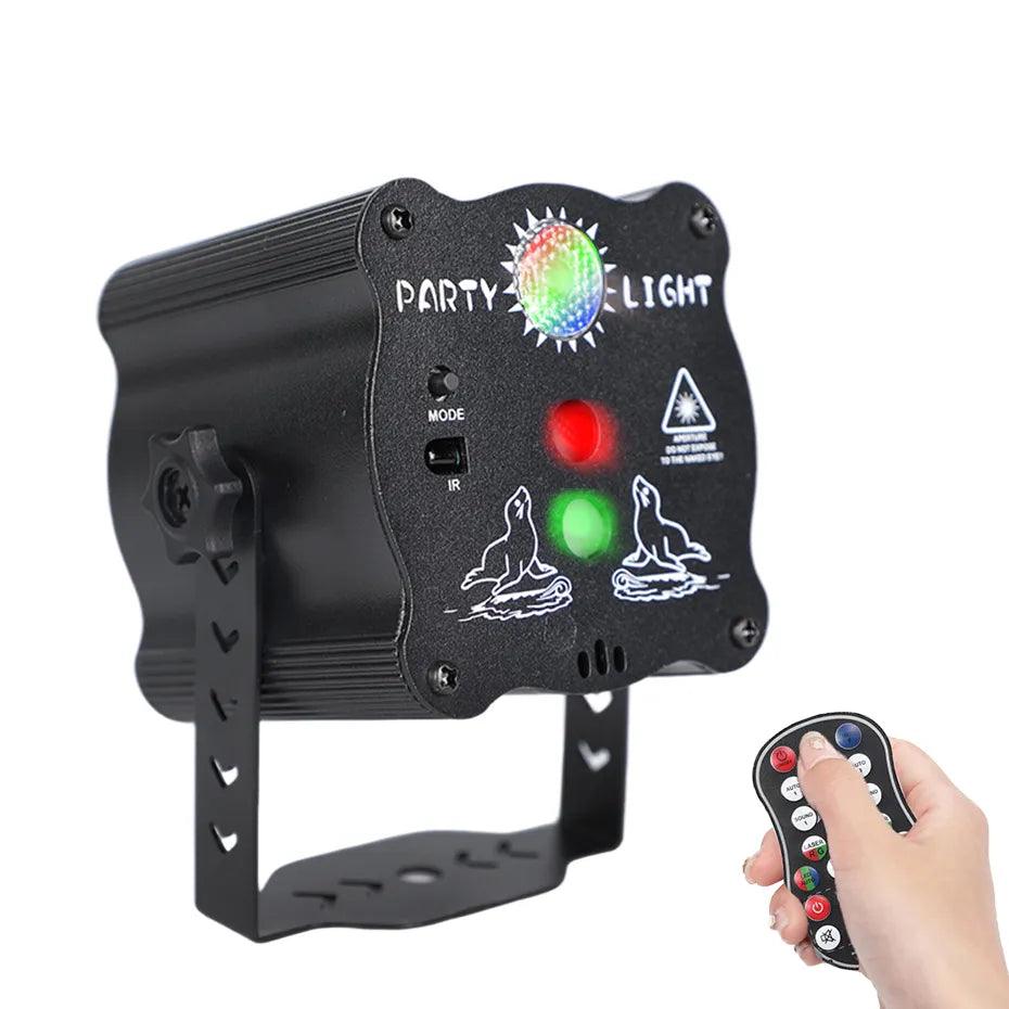 ALIEN RGB LED Strobe Laser Projector: Versatile Party Lighting  ourlum.com   