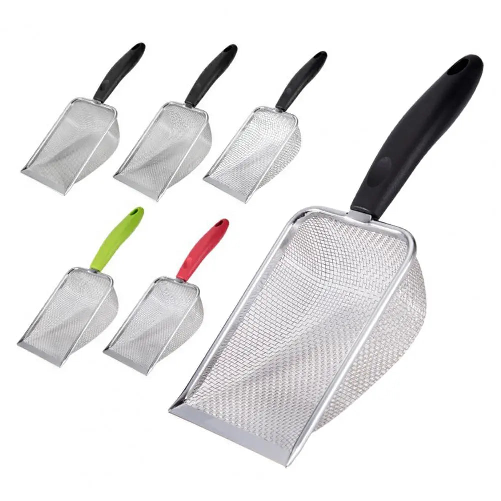 Cat Litter Scooper with Hanging Hole: Stainless Steel Pet Cleaning Tool  ourlum.com   