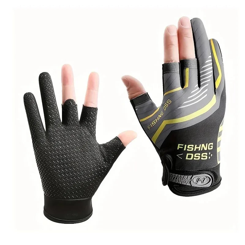 Anti-Slip Fishing Gloves Wear-resistant Summer Outdoor Breathable Angling Cycling Sports Gloves Fishing Apparel