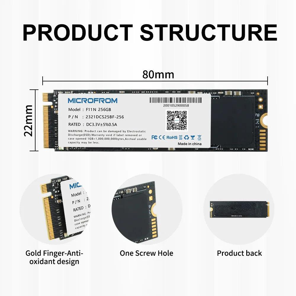 MicroFrom NVME M.2 SSD: Gaming Speed and Compatibility  ourlum.com   