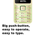 MKTEL OYE 3 Dual SIM Feature Phone 1.77" Display 1800mAh