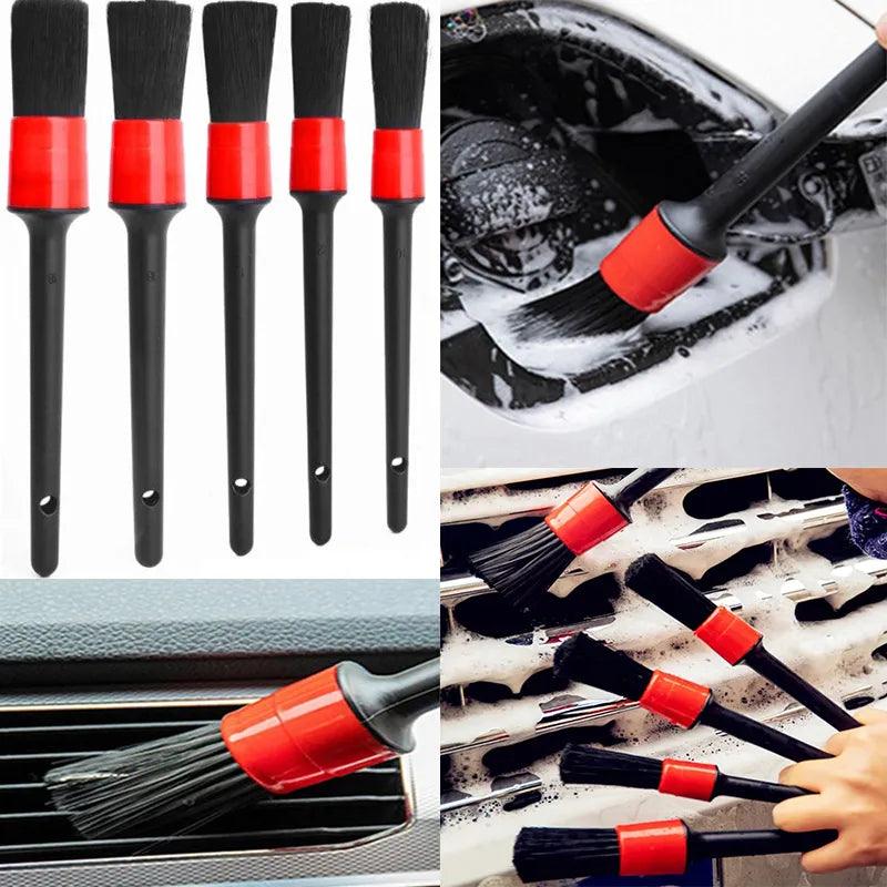 Car Detailing Brush Set: Precision Cleaning & Maintenance Tool  ourlum.com   