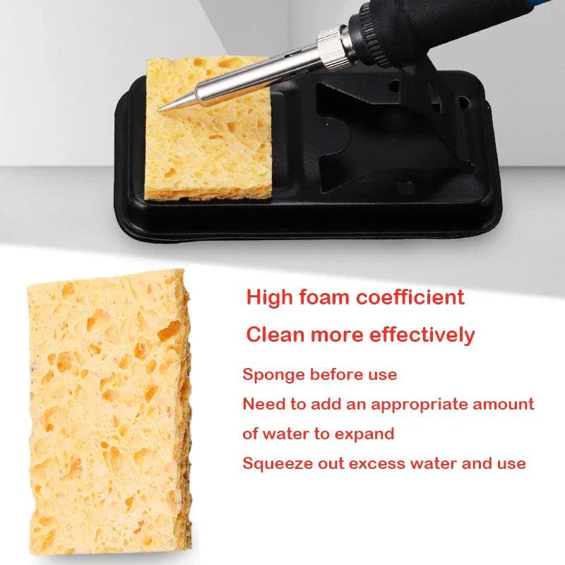 Yellow Sponge Cleaner for Electric Soldering Iron: High-Quality, Efficient, Durable  ourlum.com   