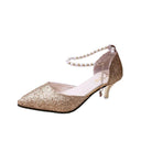 Sequined High Heels Designer Pumps for Glamorous Events