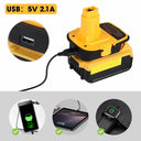 Battery Adapter with USB Convert for DeWalt 20V Tools