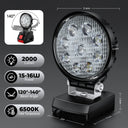 Portable LED Work Light - Battery-Free Spotlight Outdoors