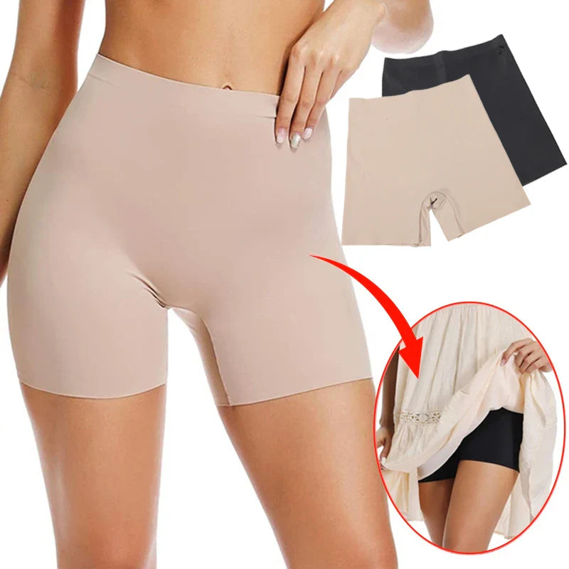 High Waist Seamless Shapewear Shorts for Women - Tummy Control & Thigh Slimmer