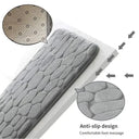 Mat Non Slip Cobblestone Embossed Bathroom Rug Memory Foam