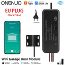 Wireless Smart Garage Opener: Control with Alexa & Google Home  ourlum.com EU plug Black  