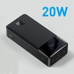 Baseus Power Bank 30000mAh with 20W PD Fast Charging Powerbank Portable External Battery Charger For iPhone 15 Pro Xiaomi Huawei