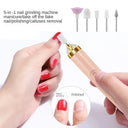 Electric Nail Grinder Nail Polishing Machine With Light