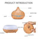 500ml Ultrasonic Aromatherapy Diffuser with Wood Grain Design