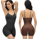 GUUDIA Seamless Open Crotch Shapewear Bodysuit for Tummy Control & Butt Lifting