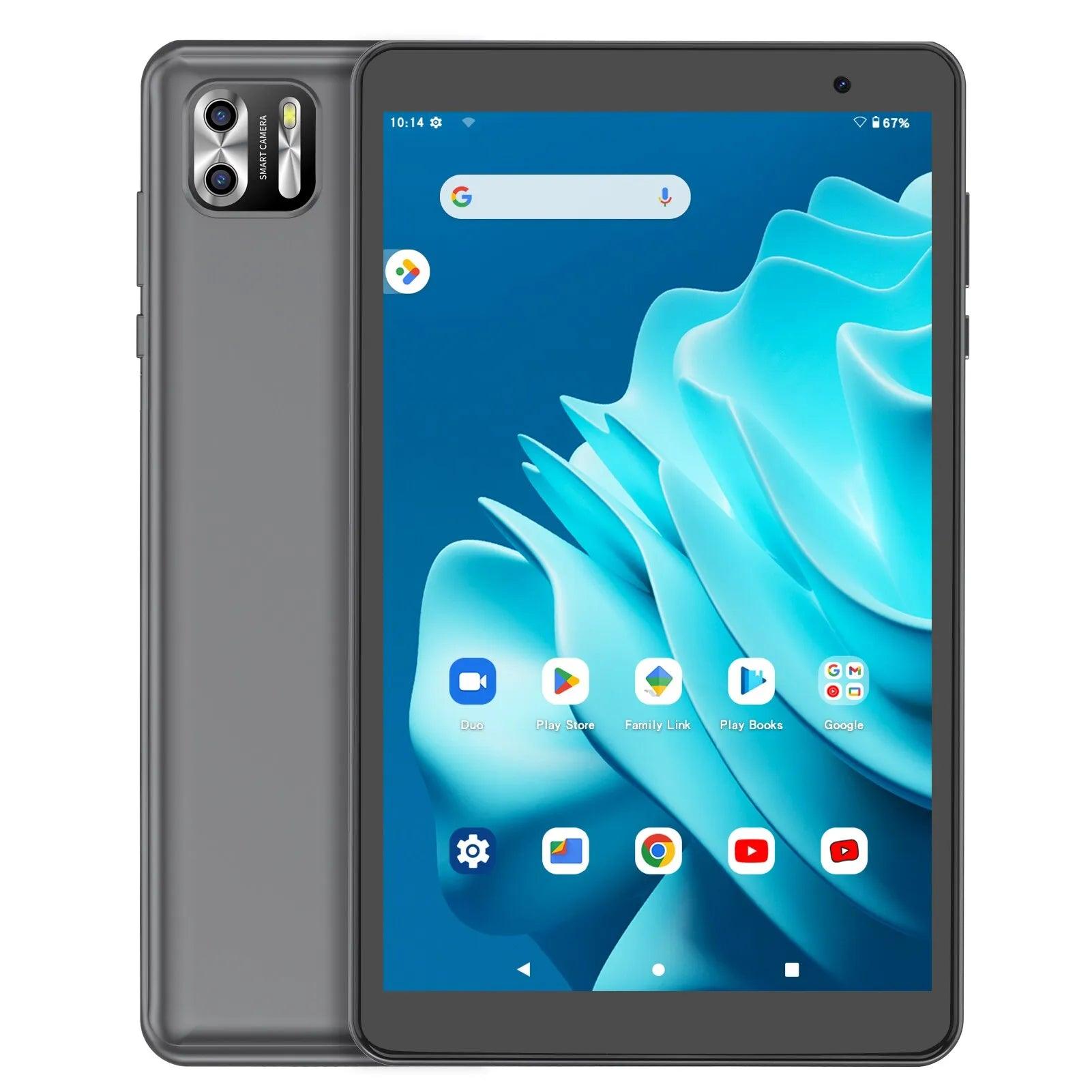 PRITOM 8-Inch Android 13 Tablet with 8GB RAM, 64GB Storage, 1TB Expandable Memory, 1280x800 IPS Display, 5000mAh Battery, Dual Cameras, WiFi Connectivity